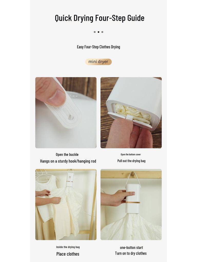 Foldable Portable Clothes Dryer for Home & Dormitory 