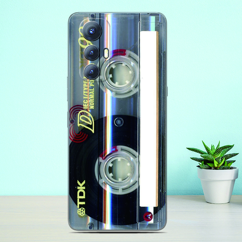 Music Tape Retro Phone Case For OPPO A6T A6x A6 A5 Pro 5G A5x A3 A3X A17 A17K 4G A78 A58 A54 A76 A57 A57s A2x Custom Photo Cover