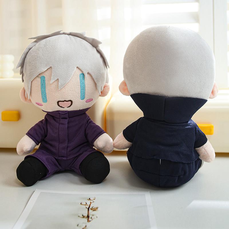 Latest Jujutsu Kaisen Small Plushie Gojo Satoru Fushiguro Megumi Charming Manga Character Padded Figure Keepsake Present For Manga Otaku