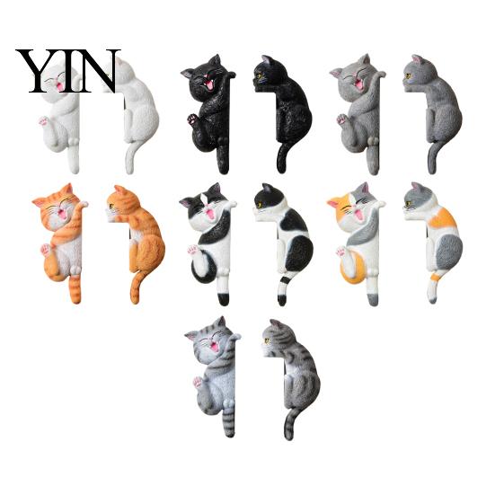 Cat Light Switch Cover 3D Sticker, Decorative Resin Wall Plate Cover, Cute Animal Removable Protection Sticker Stickers, Peel And Stick decorations