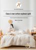Thickened Soy Fiber and Cotton Quilt for Autumn/Winter - Warm, Washable Bedding for Single/Double Beds