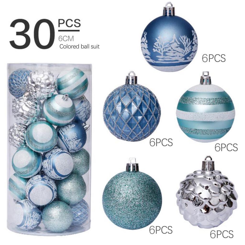 30pcs Christmas Tree Xmas Balls Decorations Baubles Party Wedding Ornament