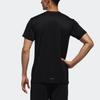 adidas T Shirts Men's Black Crew Neck Thickened Straight Fit DV0963