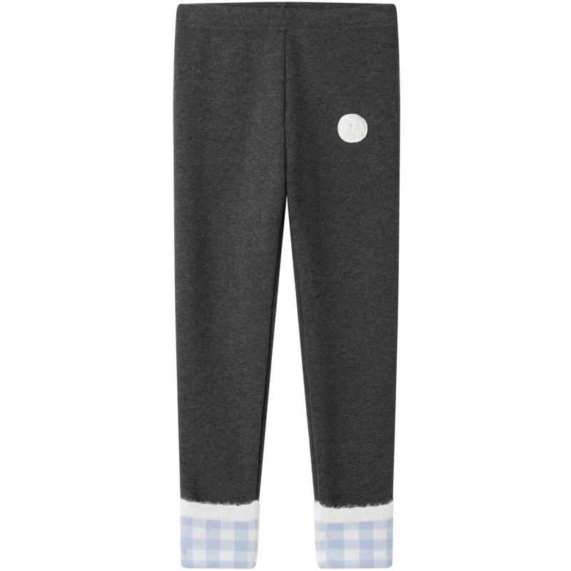 MiniPeace Girls Fleece-Lined Leggings 110/50