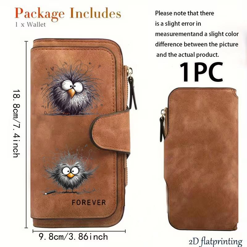 Cute Chick Women's Long Wallet, a Multifunctional Wallet with a Convenient Snap Closure for Coins, Is an Ideal Birthday Gift for Chick Lovers and