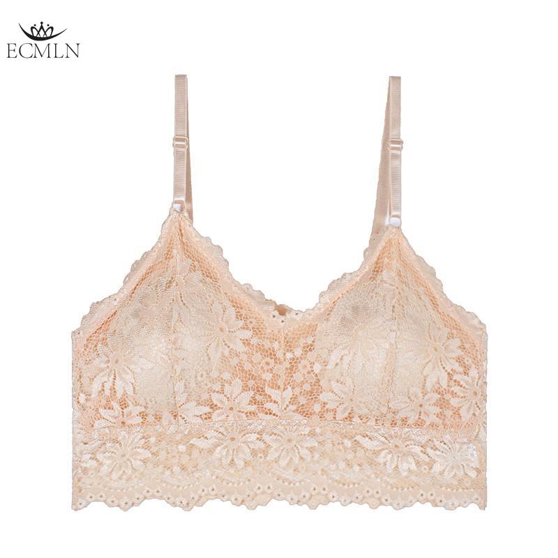 

Кружевной бюстгальтер Красивый топ-труба с открытой спиной для женщин Летний кружевной сексуальный топ-майка One Size бежевый