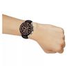 Casio EDIFICE Series Simple and Casual Quartz Movement Leather Strap Japanese and Korean Watch Men's Watch Black Dial EFR-539L-5AV