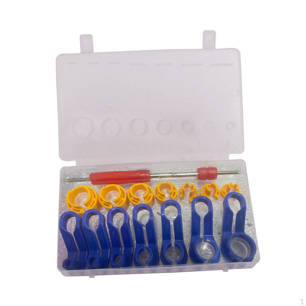 16 Piece Fuel Line Disconnect Tool 7 Sizes Durable Transmission Oil Cooler Professional Car