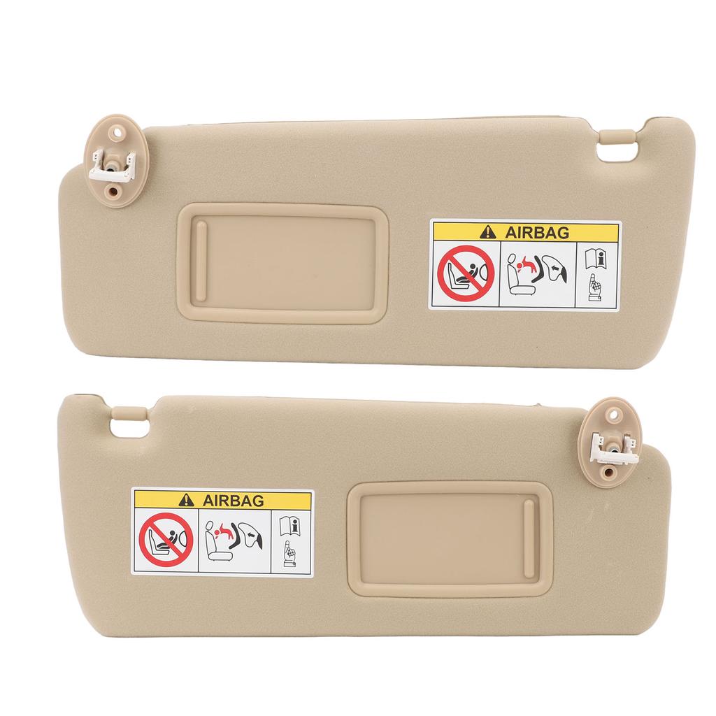 Automotive Sun Visor Front Sun Visor Beige Sun Visor Replacement for   2010‑2025 Left Hand Drive Car Sunshade