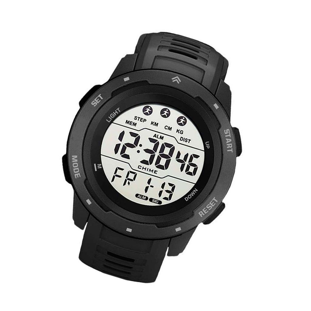 Digital Sports Watch Multifunctional Waterproof Luminous Timing Mens Sport Running Watch for Outdoor