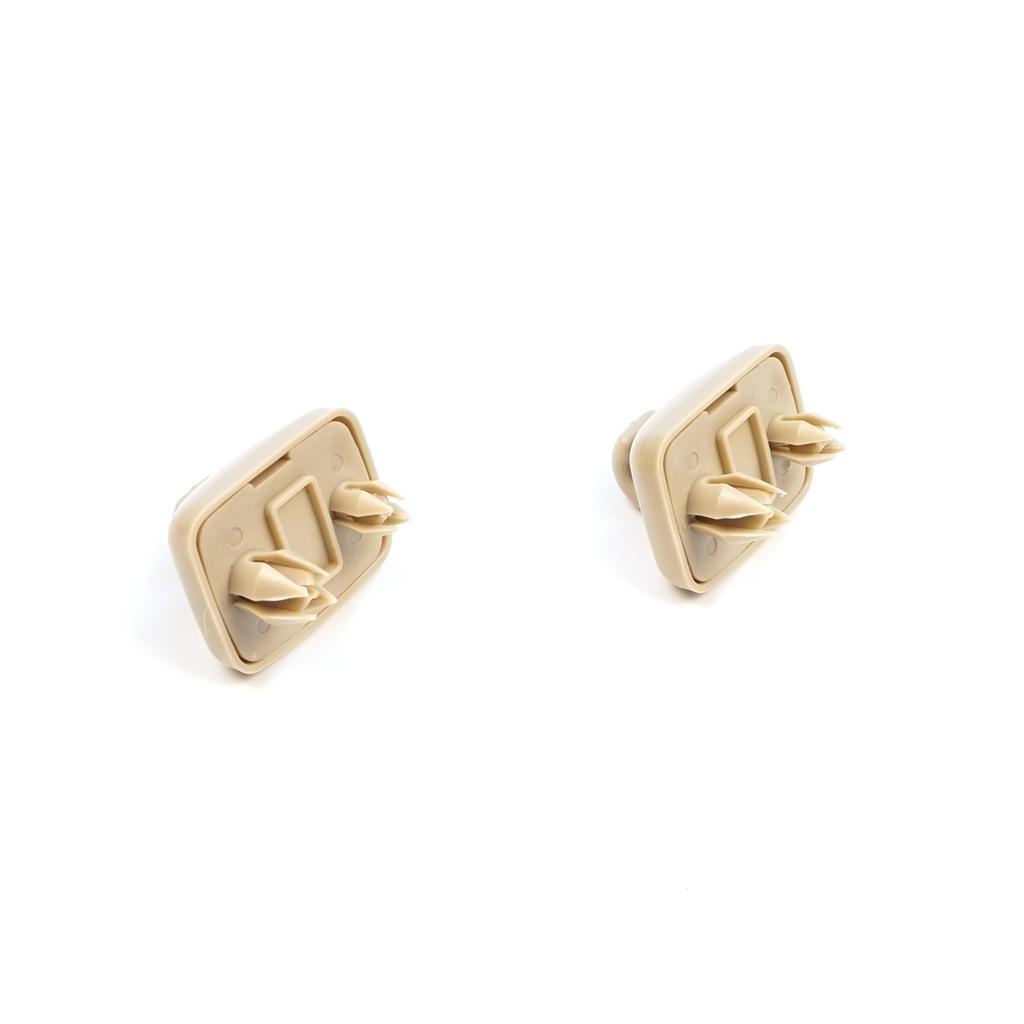 EDP1657-1 2 Pieces Sun Visor Shade Holder Hook Clips Beige Color for  A1 A3 A4 B7 B8 B9 A5 A6 C6 Q2 Q3 Q5 TT Seat Exeo
