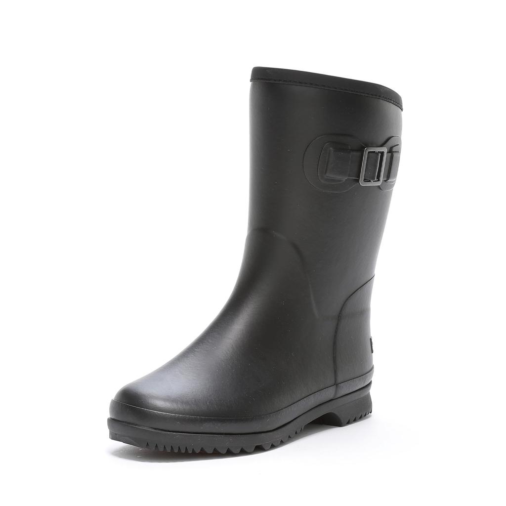 Moonstar MF FG18RL Rain Size 2E Women's Shoes, Black, 25.0 Cm,