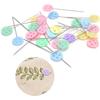 100Pcs Dressmaking Pins Embroidery Patchwork Pins Sewing Embroidery Quilting Tools Needle Sewing DIY Sewing Accessories Tools