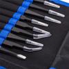 9PCS Antistatic Tweezers Assortment Stainless Steel Multifunctional Tweezers Set for Electronic Repair