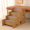 Non-Slip Pet Stairs for Bedside & Sofa - Four Seasons Use, Ideal for Small and Older Dogs