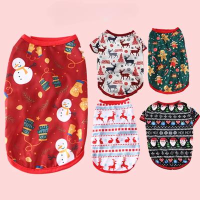 Ubranka dla psów na Boże Narodzenie Zimowe ciepłe ubranka dla zwierząt dla małych i średnich psów Łoś Święty Mikołaj Psy Koty Płaszcze Bluzy z kapturem Kostiumy dla psów na Boże Narodzenie