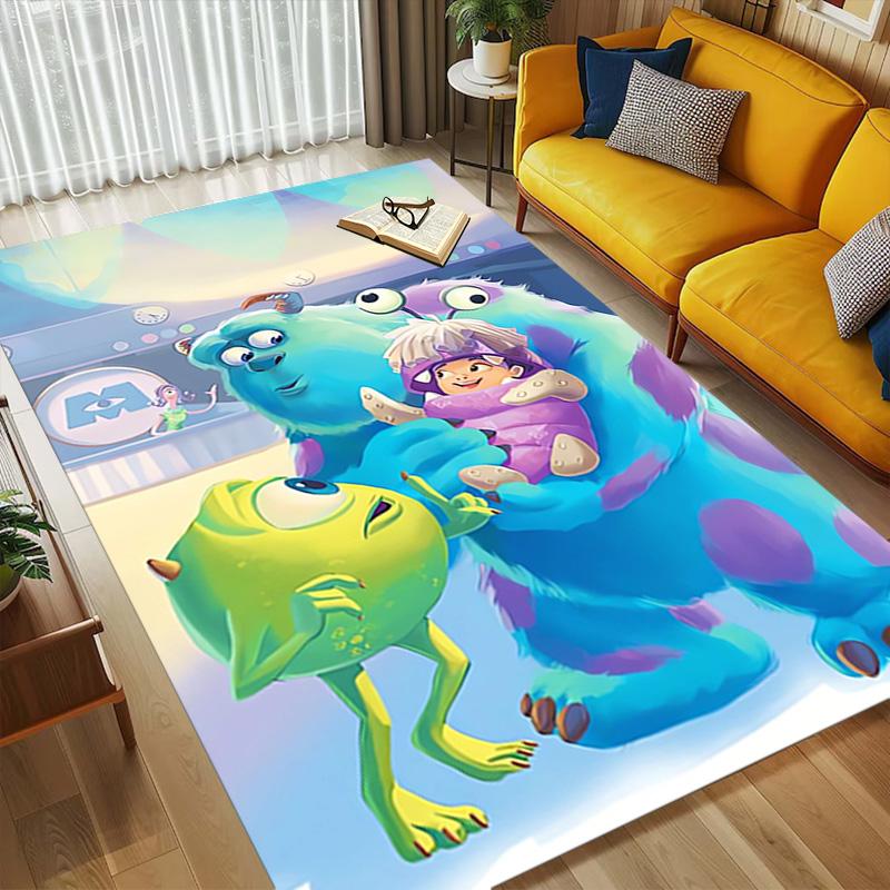 Monster Inc Living Room Nonslip Area Rug Soft Carpet For Bedroom Game Playroom Sofa Office Home Decor Doormat Christmas Gift C9302782