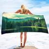 Mystery Forest Beach Towel Tree Bath Towel For Travel Sport Gym Spa Yoga Kitchen Hand Towels Microfiber Quick Dry Swimming Cover