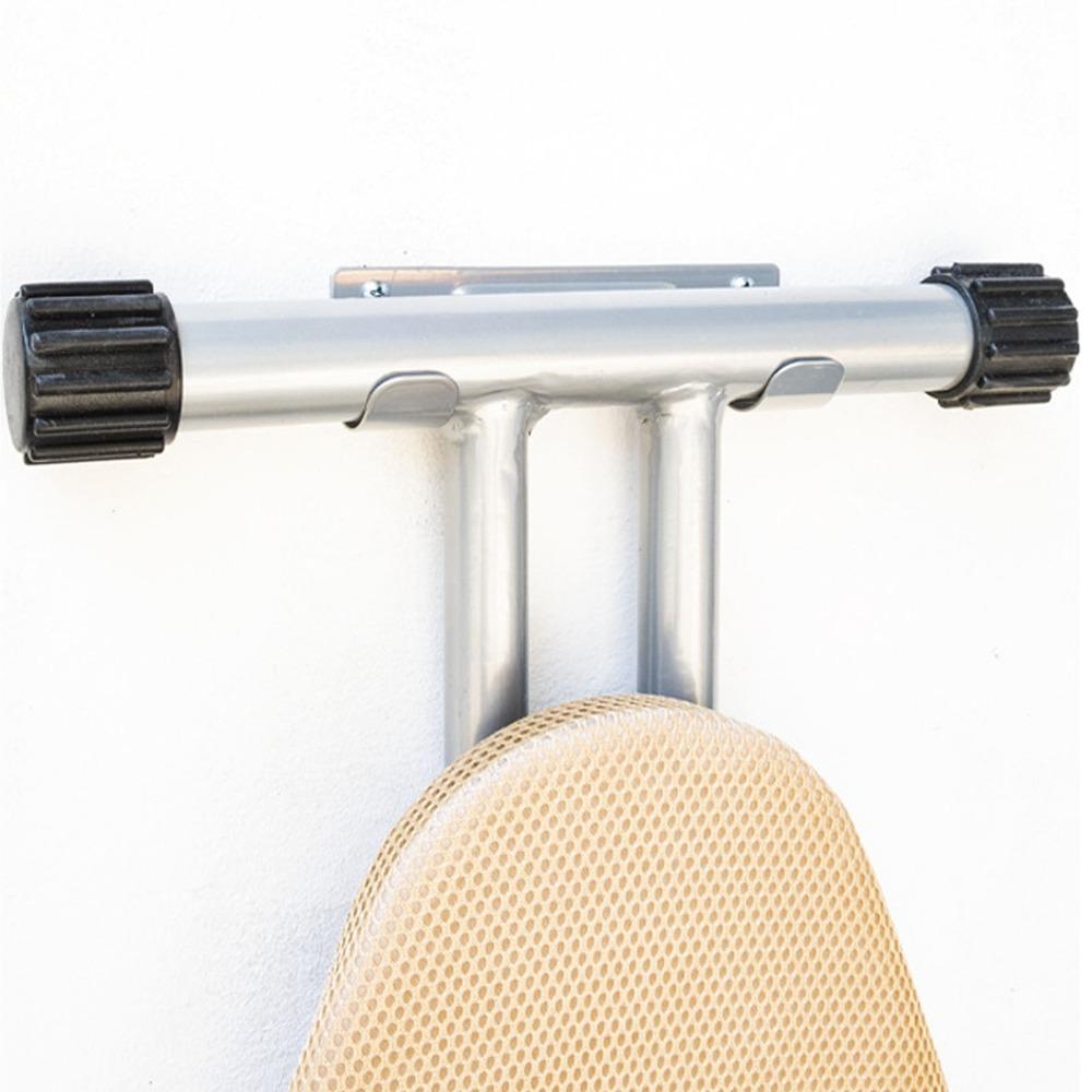 

Wall Mount Ironing Board Holder With Screws Hanging Shelf Holder Laundry Room Storage Rack Storage серебряный