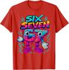 67 Sei Sette Brainrot Giovanile Italiano Meme T-Shirt Unisex