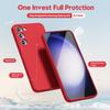 Offizielle Silikon-Telefonhülle für Samsung Galaxy S25 S24 S23 S22 S21 S20 Ultra FE Plus A35 A55 A06 A16 Stoßfeste Rückseite Funda
