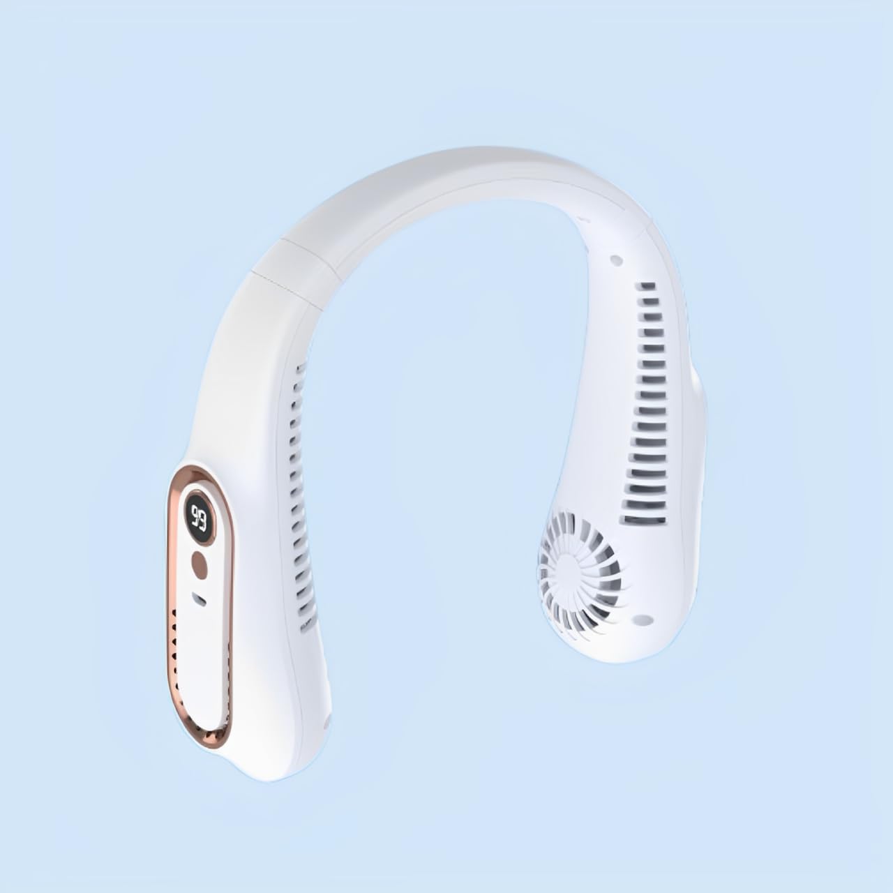 

Portable electric fan new Neck fan white USB [2025 release]
