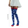 Women's Cute Star Over Knee High Socks Anime Cosplay Costume Printed Thigh High Stockings Long Boot Stockings Hosiery
