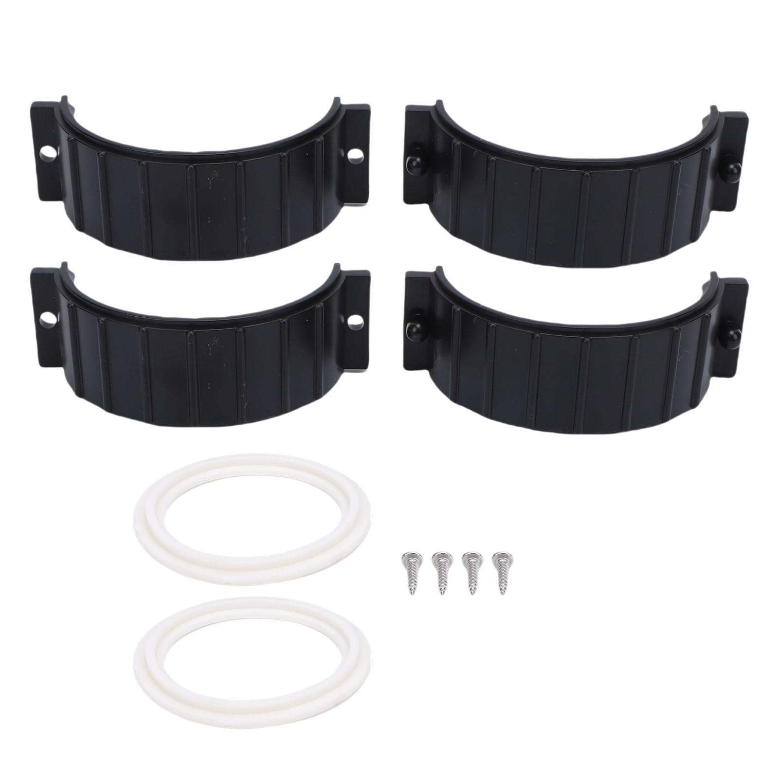 Koogeelife Unisex 2 Set Spa Hot Tub Heater Split Nut Unions With Screws Heater Gasket For Hot Tub Spa Fit For Balboa 2 Inch Heater