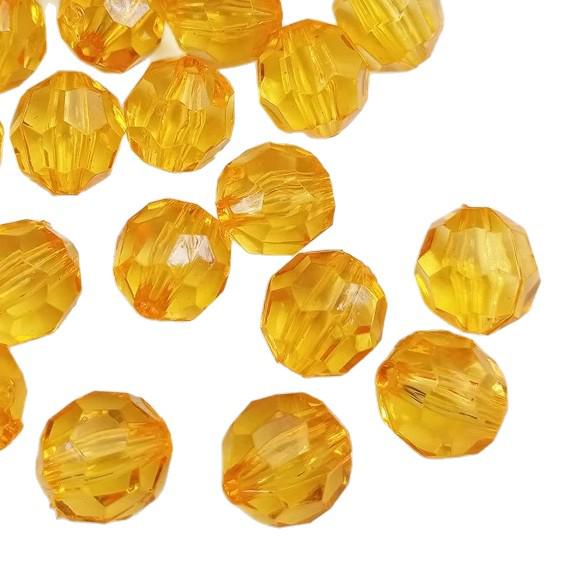 Transparente Acrylperlen 12MM für DIY-Vorhangschmuck - Farbiges Eckperlenmaterial aus Kunstkristall