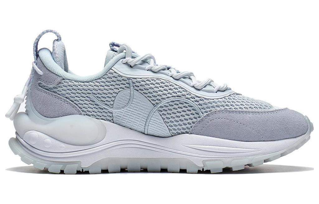 Li Ning CF Star Track Slip Resistant Abrasion Resistant Low top Sports Casual Shoes Women's Dawn Gray AGLT074-2
