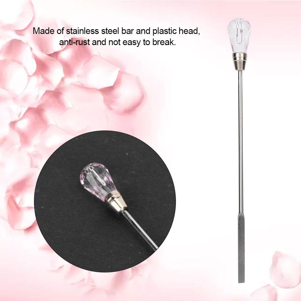 Makeup Eyebrows Tattoo Ink Mixer Pigment Stirring Rods Mixing Tool Pink