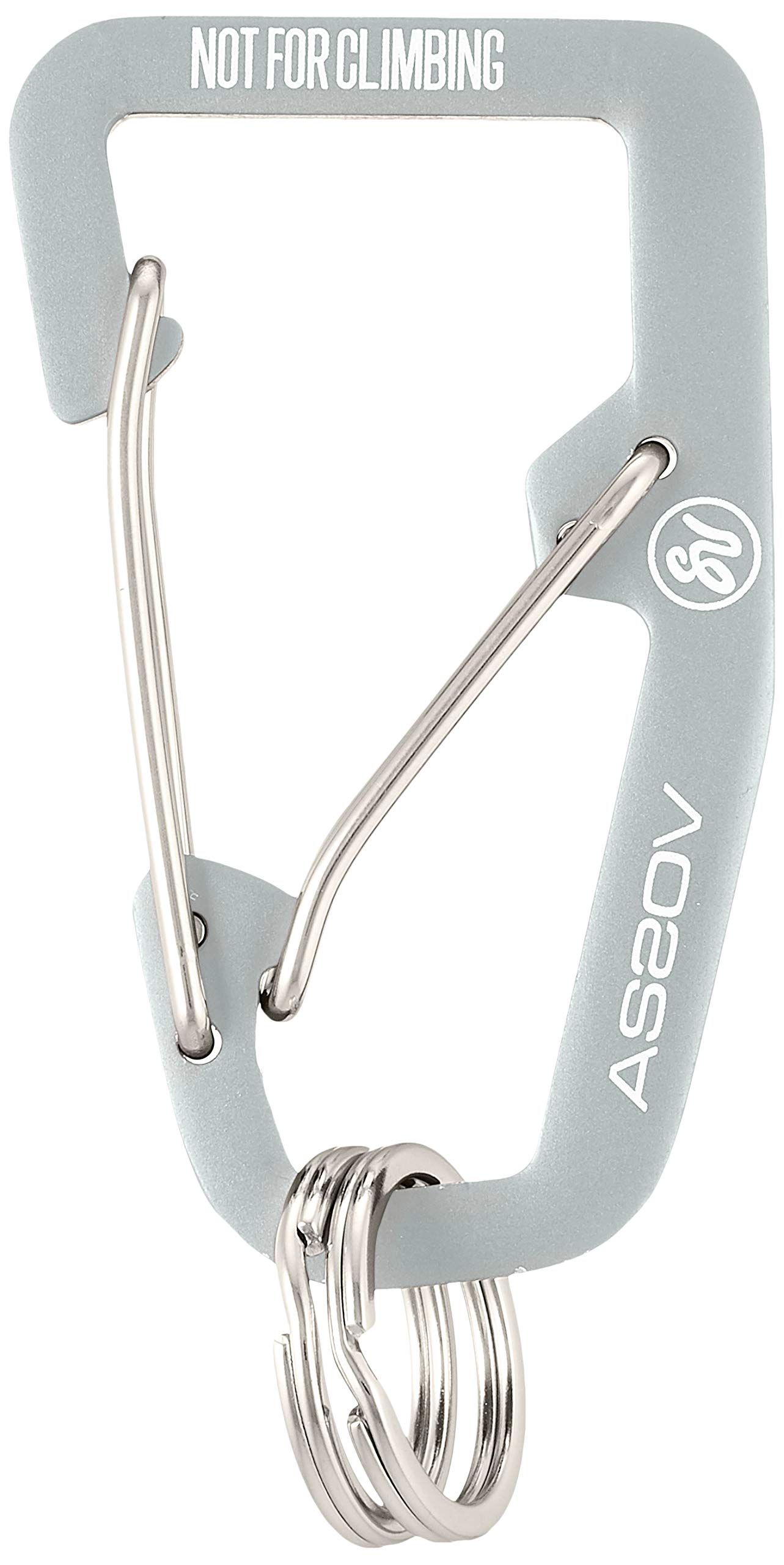 

ASSOB Double Carabiner 201700 Gray серый