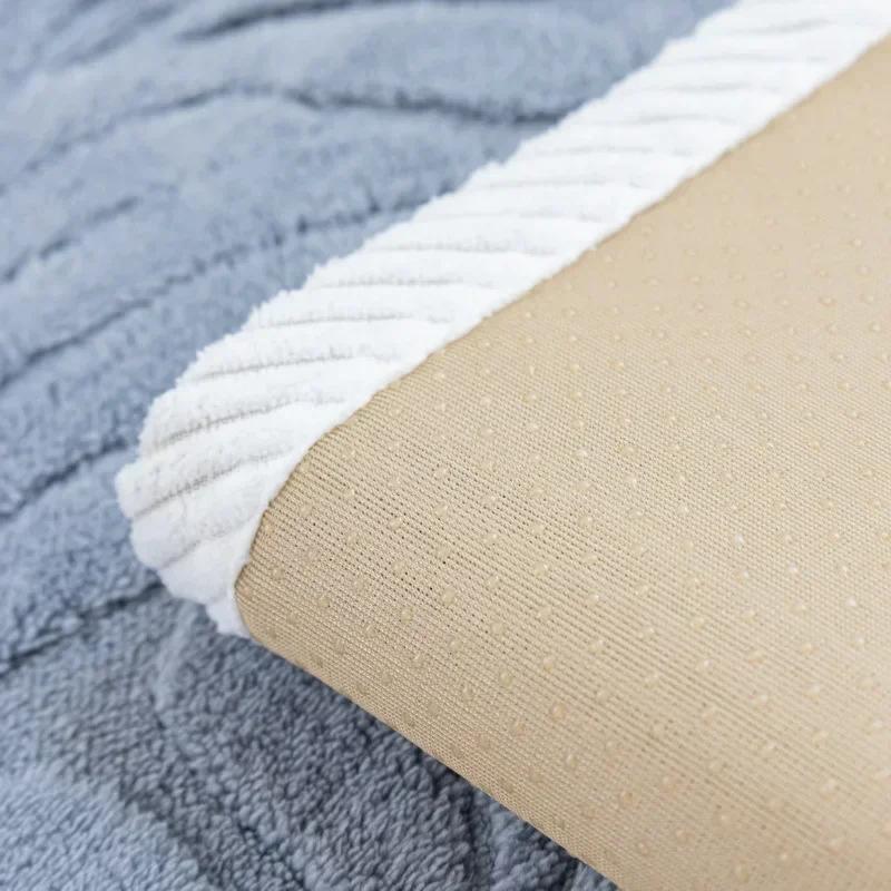 1PC Soft Plush Sofa Cover for Living Room Jacquard Sofa Cushion Mat Anti-Slip Corner Couch Slipcovers Couch Covers for Sofas