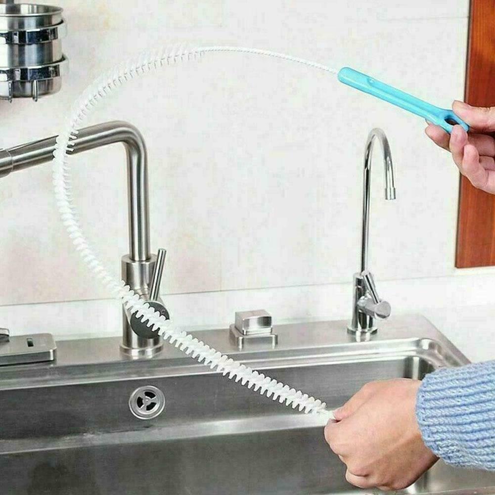 Buy Sewers Cleaning Brush Drain Brush Bendable Home Sink Pipes Toilet ...