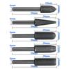 Rasp Burrs Steel Rotary Rasp File Rotary Rasp Set Steel Rotary Burr Woodworking File Sanding Head