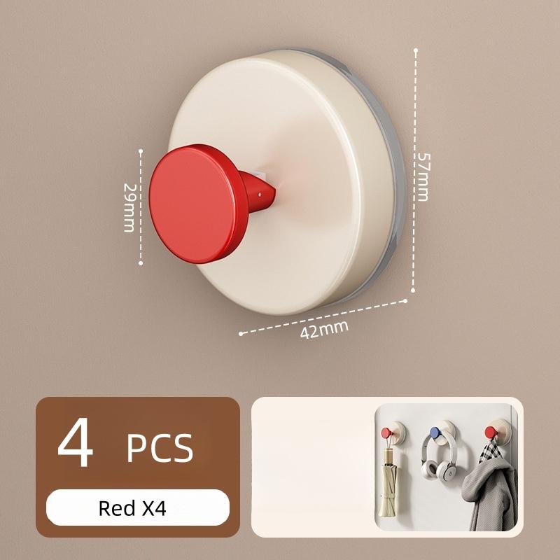 Suction Cup Hook Reusable Self-adhesive Hooks Wall Adhesive Hanger Towel Holder Travel Bathroom Kitchen ccessories Supplies