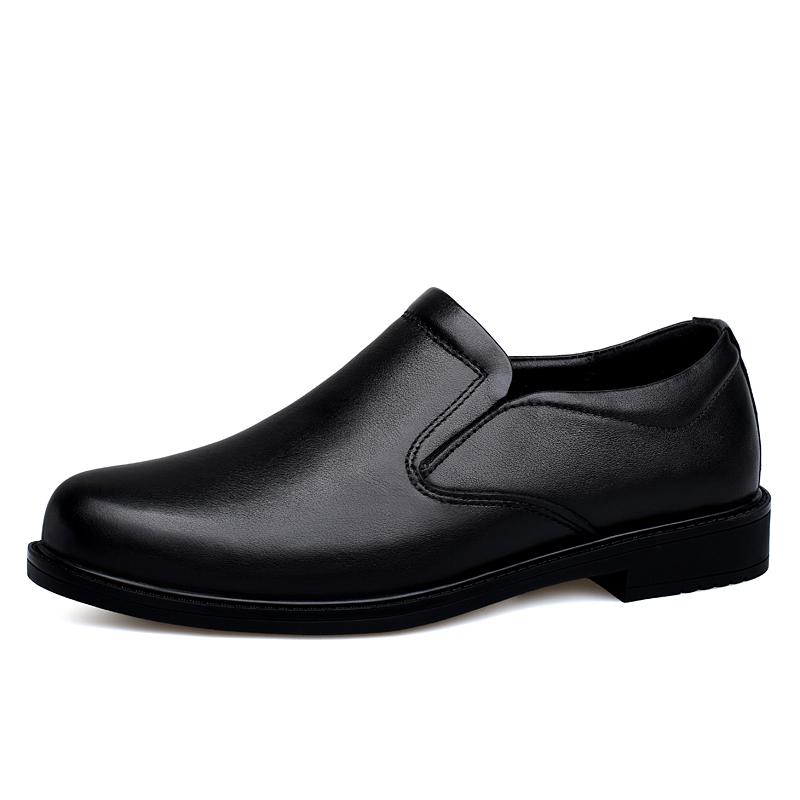 Fashion Genuine Leather Men's Slip On Footwear Male Formal Business Shoes Wedding Party Men Loafers Breath Driving Shoes Lazy Moccasins