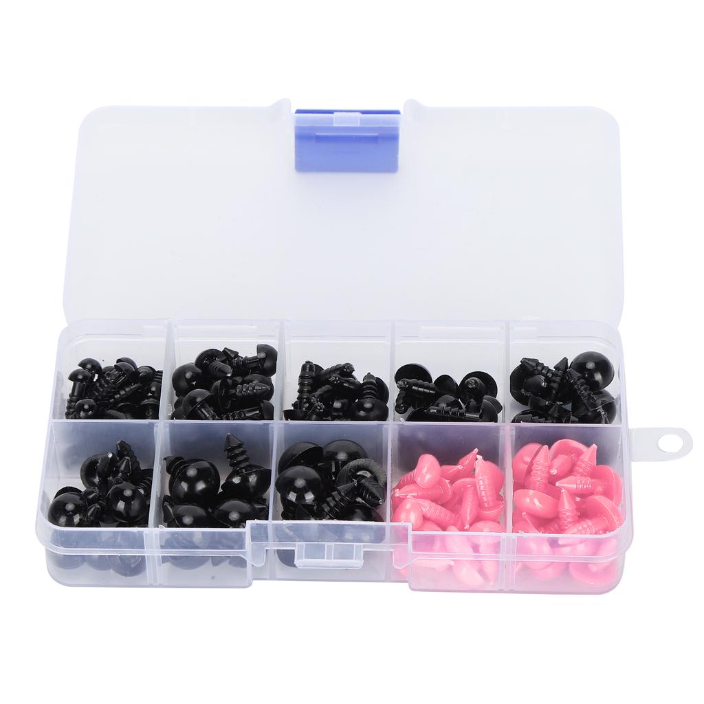 Plastic Eyes Noses with Washers Plush Doll Teddy Bear Stuffed Animals Toy DIY AccessoriesE