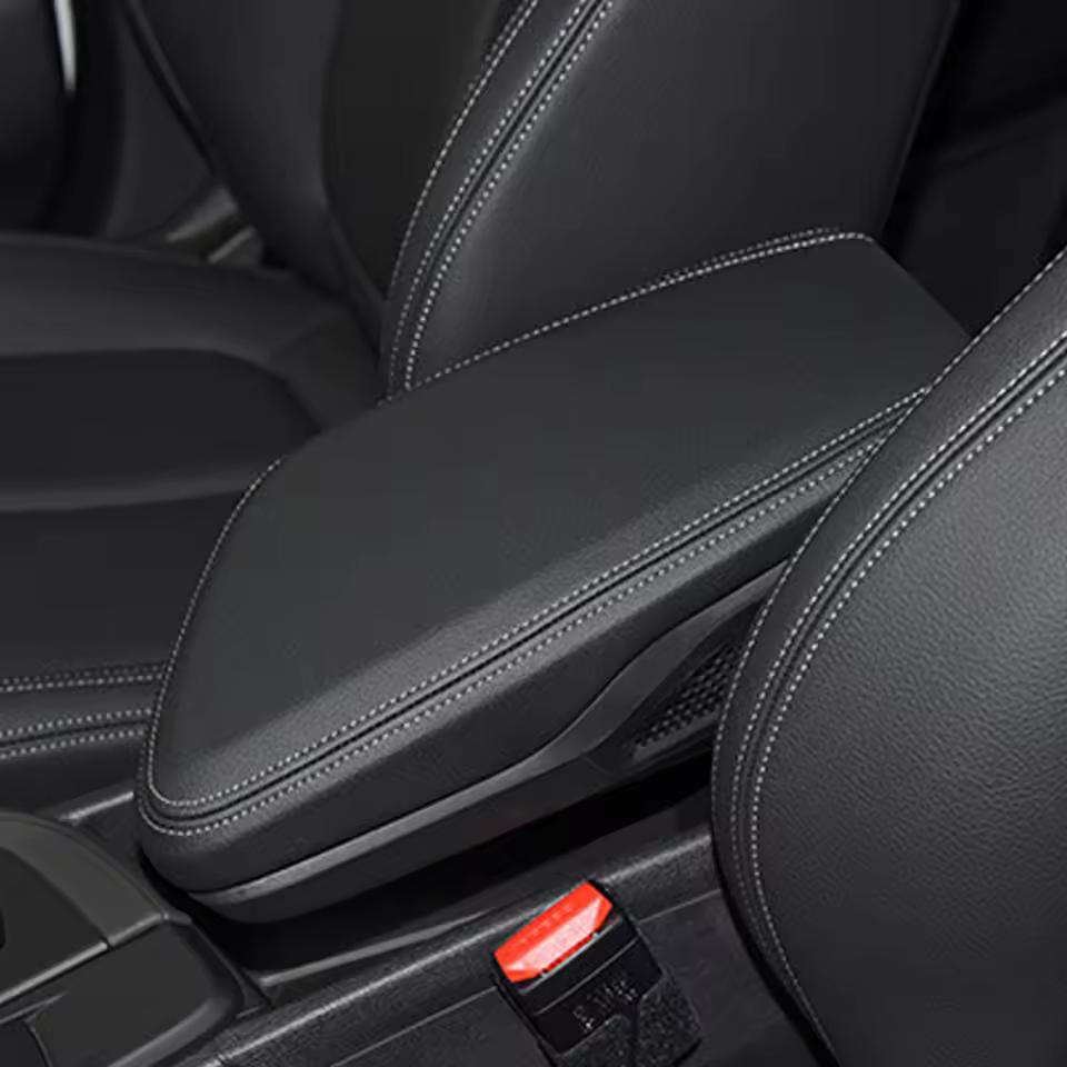 Pouze LHD Pro BMW X1 F48 2016 2017 2018 typ s elastickým páskem Semišová kůže Víko středové konzoly Kryt loketní opěrky Dekorační lišta