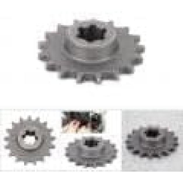 for t8f front sprocket Sprocket, Metal Sprocket Fits for 2 Stroke ATV Quad Dirt Pocket Mini Motorcycle(17 Teeth)