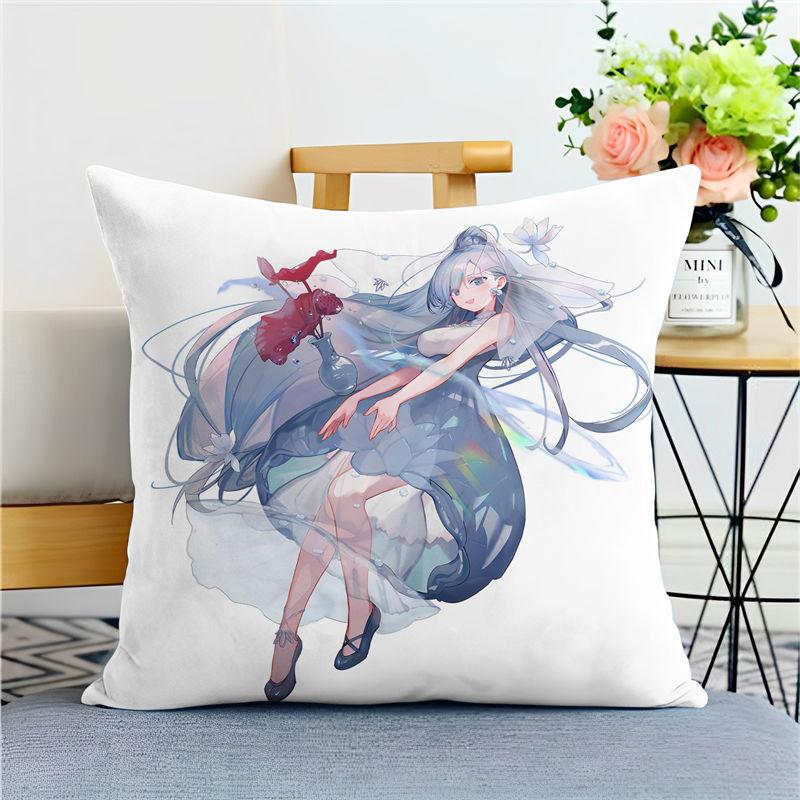 Wuhua Peripheral Game Two-dimensional Double-sided Dormitory Nap Bedside Pillow Animation Pillow Cushion Birthday Gift Pillow
