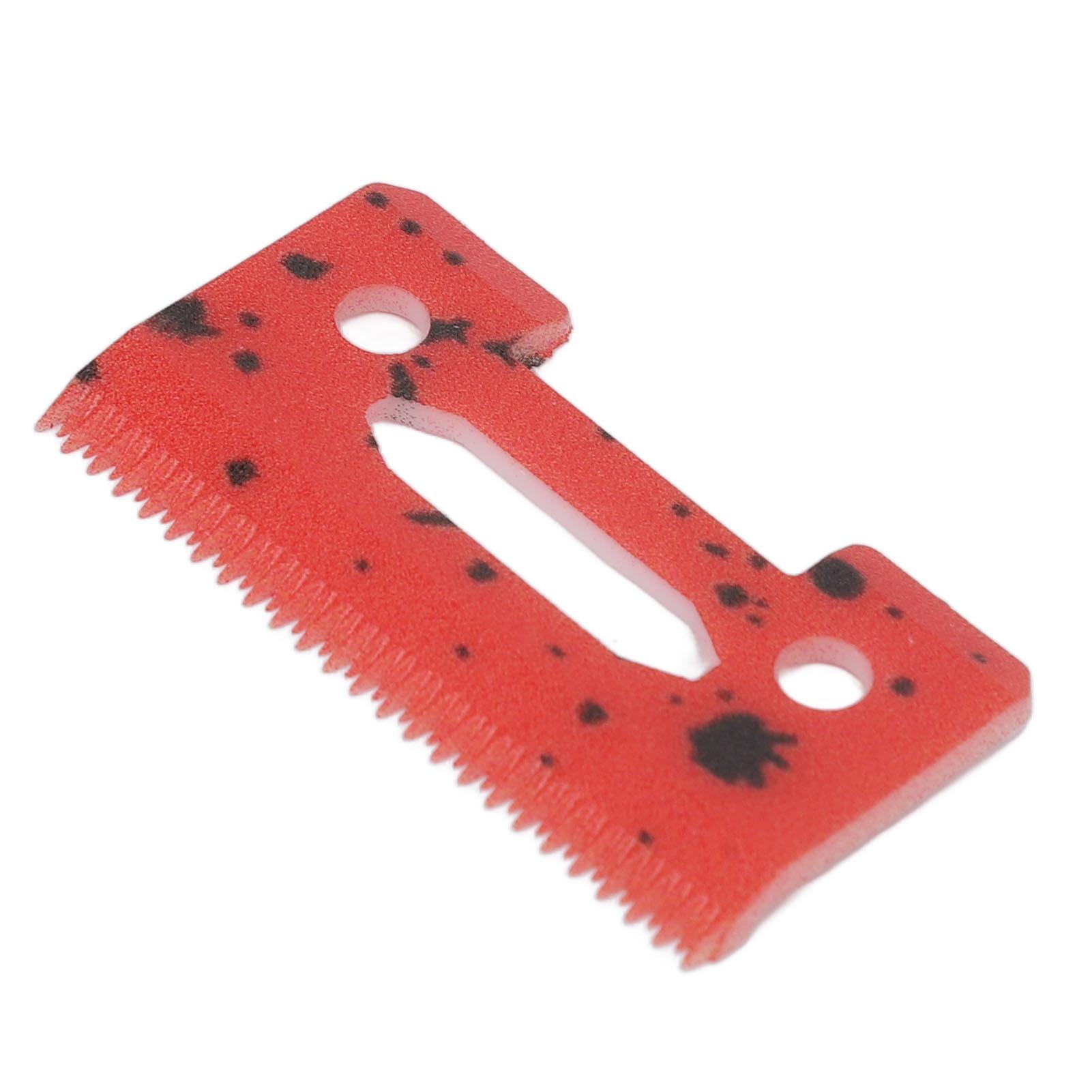 

Керамические лезвия для машинки для стрижки волос 49 шт., сменные режущие зубцы, красные лезвия для машинки для стрижки волос