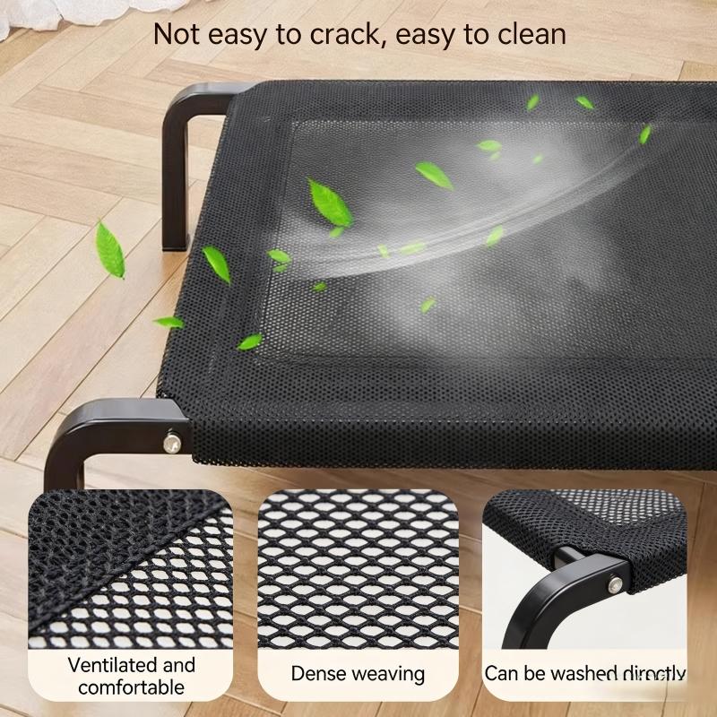 Elevated Dog Bed, All Season Pet Cot, Moisture-Proof, for Large & Small Dogs, Pet Sleeping Mat