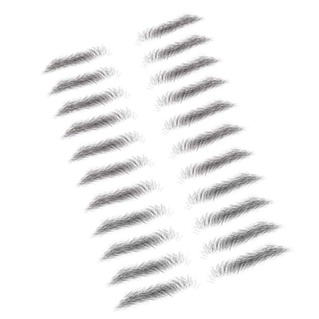 Wear-resistant Women Eyebrow Sticker Single-use Stereo Decal Various-shaped False Eyebrow Decoration Lightweight Stickers