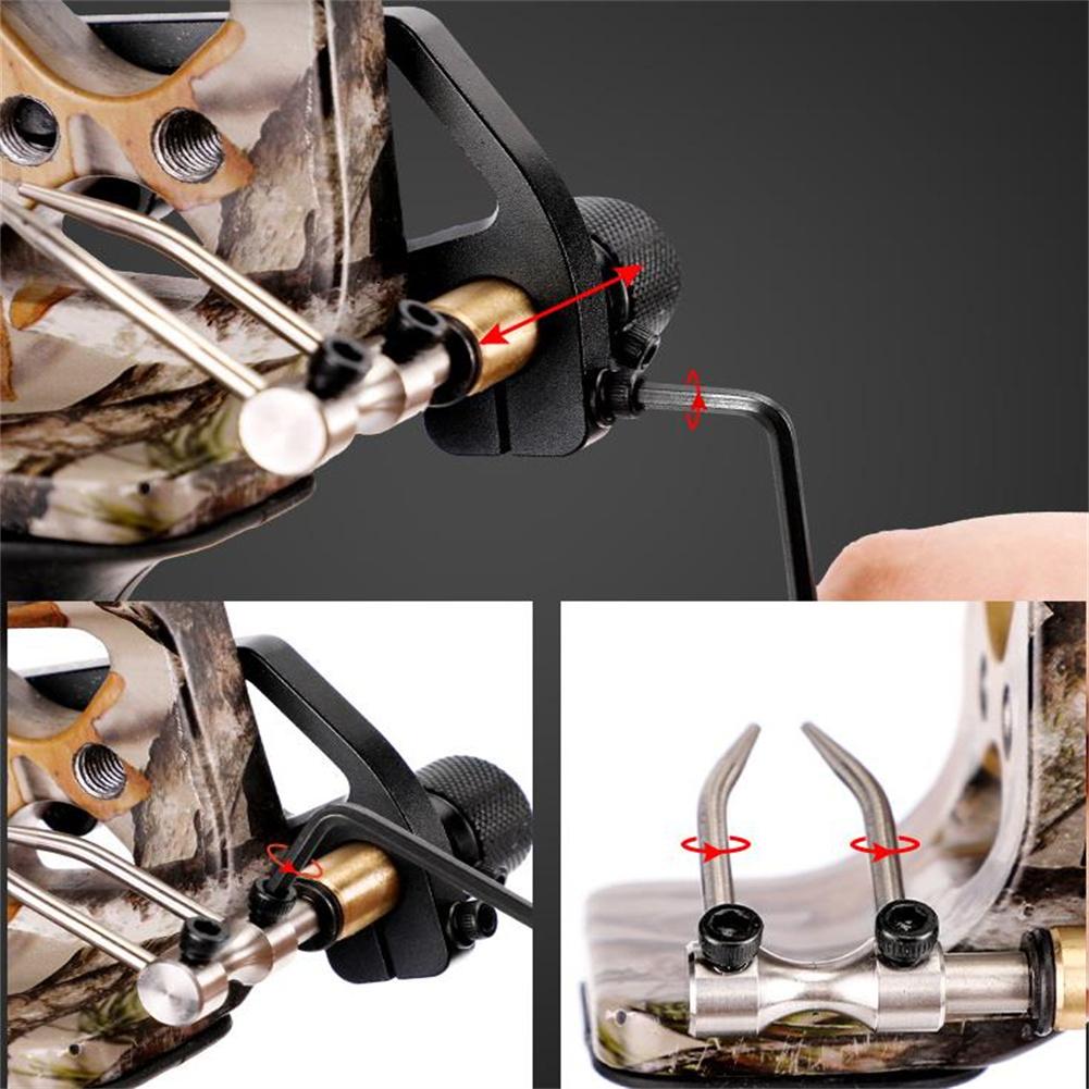 Portable Arrow Rest Left Right Adjustable Arrows Hold Stand For Compound Bow Competition Accessories