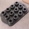 Bakeware 12 Grid Cheesecake Pan Carbon Steel Removable Bottom Muffin Pan Mini Non-Stick Cupcake Mold Mousse