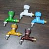 Round Hand Wheel Color Washing Machine Faucet Household Mop Pool Tap Water Antifreeze And Explosion-Aproof Plastic Faucet