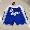 Men Women Basketball Shorts With Colorblock Design Embroidered Pocket Breathable Cotton Sportswear Gym Running Training