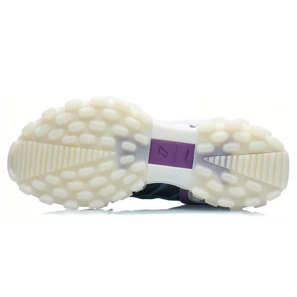 Li Ning Overload, Reflective Culture Low top Casual Shoes Women's Blue Spruce Green ARYR026-5