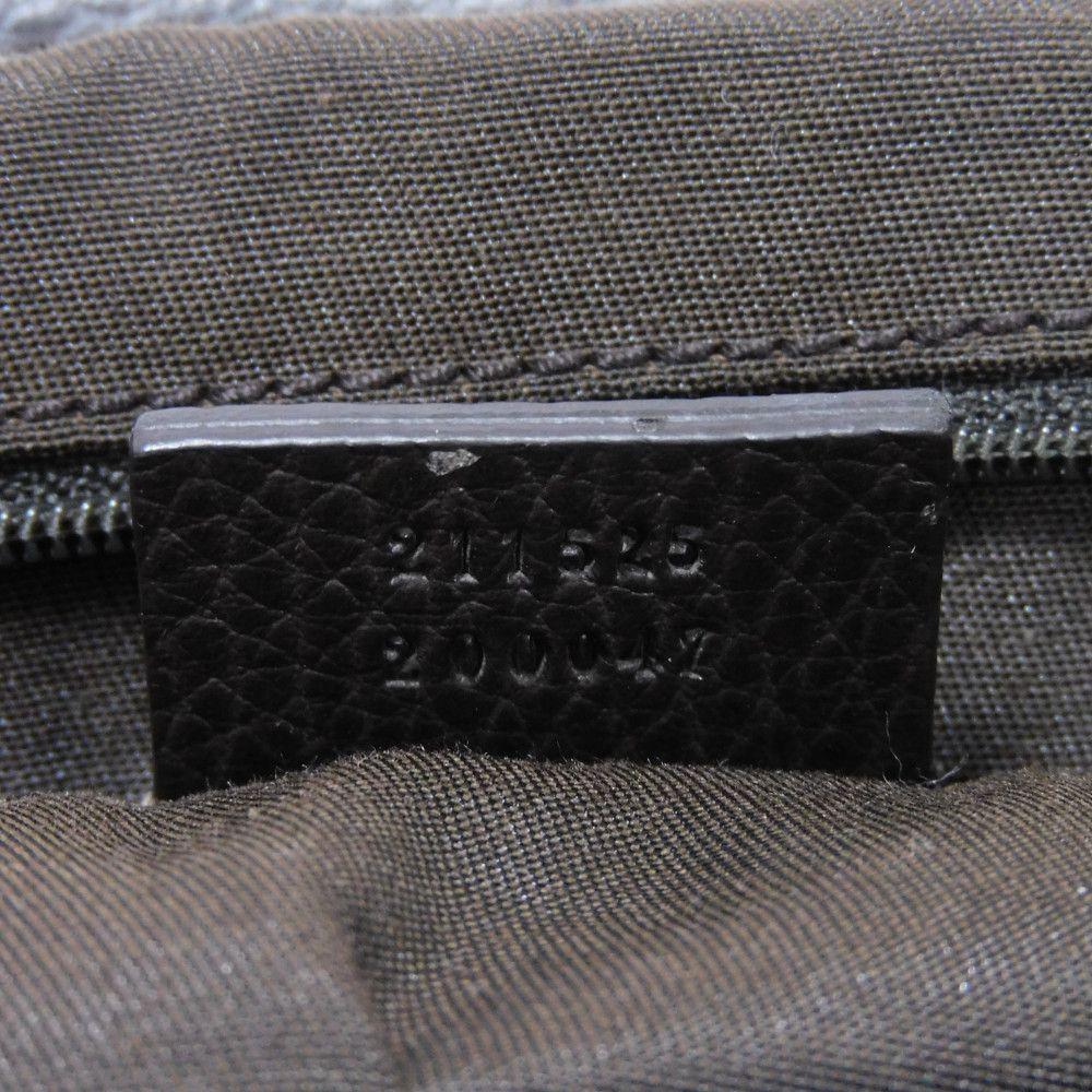 Used 9539 GG Crystal Tote 211525 7924 Brown Plastic Coated Interlocking G Charm Beige Unisex from Japan AUTHENTIC